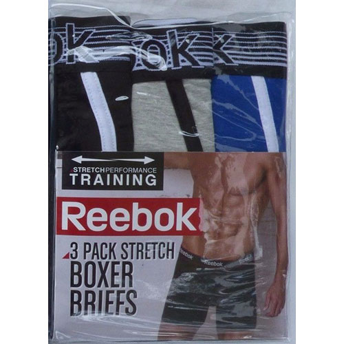 Assorted Boxers By Reebox (3pk)
