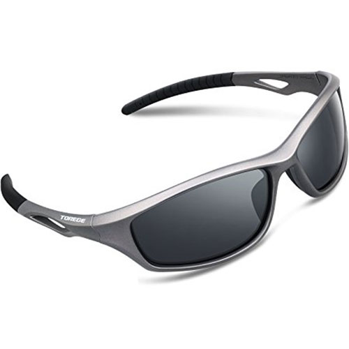 Torege Unisex Polarized Sports Sunglasses