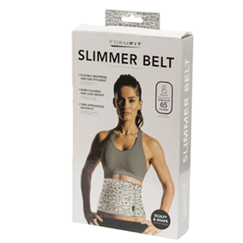 Form Fit Slimmer Belt (Grey & White)